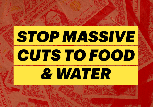Congress: Don’t Defund Safe Food & Clean Water
