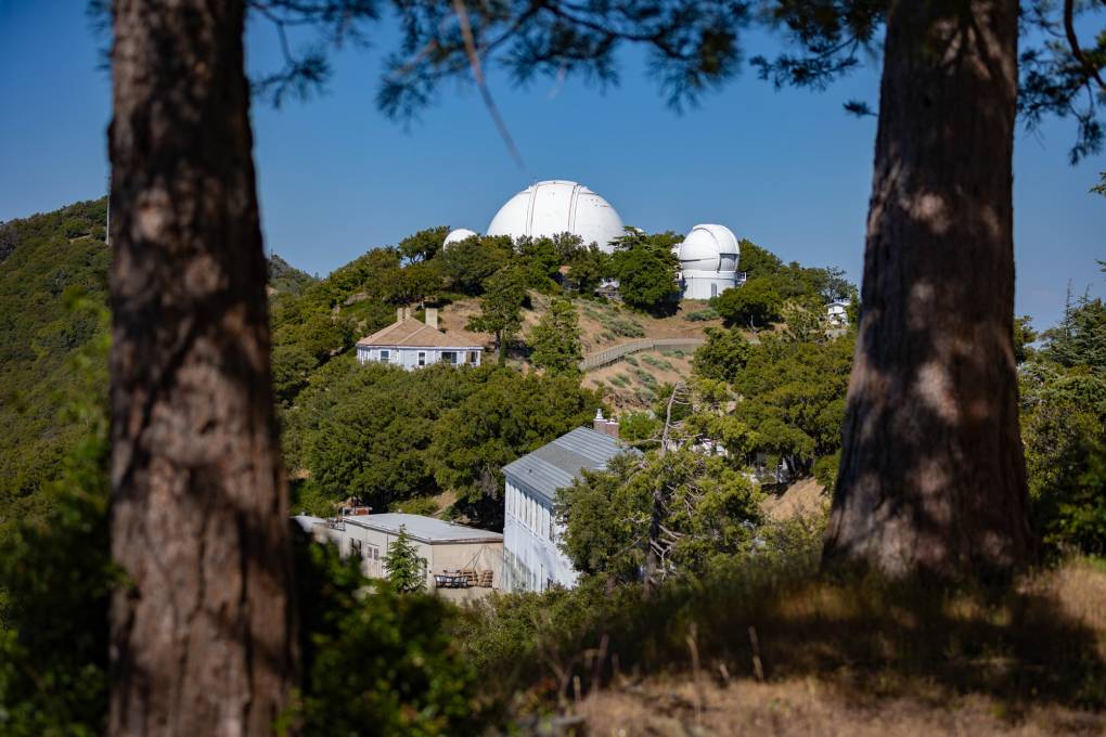 The Shane Telescope, a 120-inch telescope used for research almost every night of the year, at the Lick Observatory on Mount Hamilton on May 30, 2025.