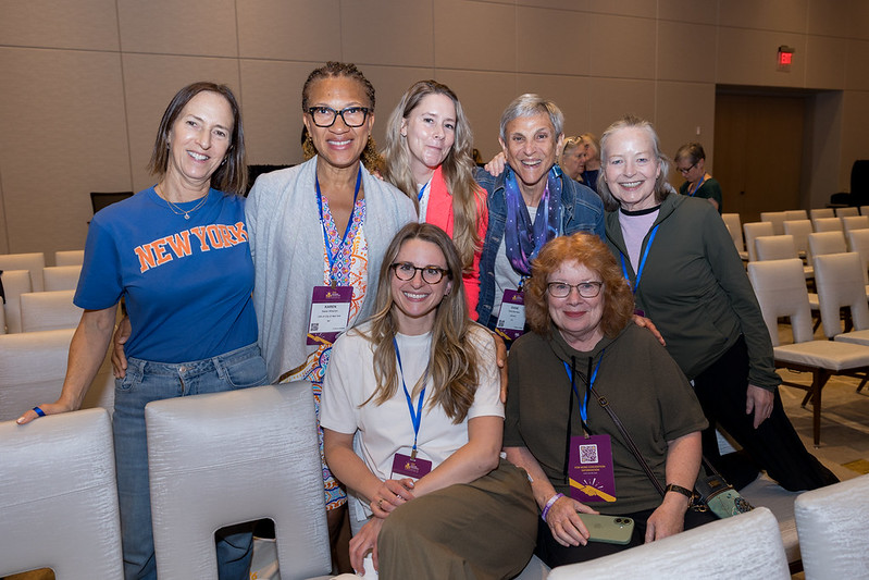 Seven women at the 2026 League of Women Voters National Convention.