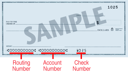 Sample EFT Check