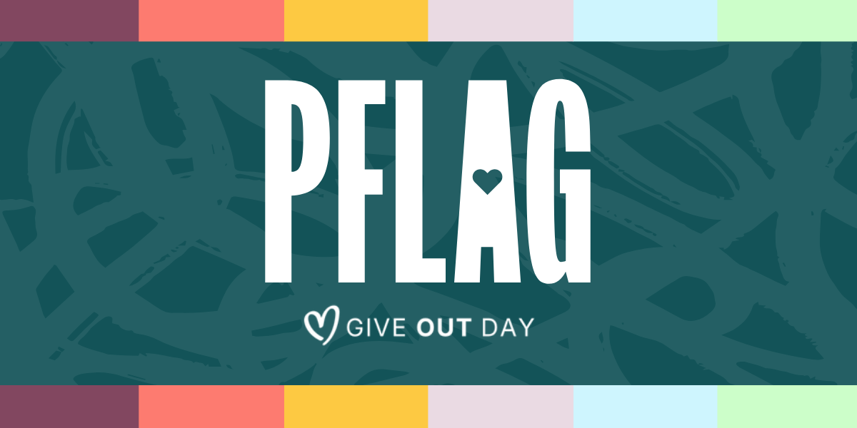 PFLAG Logo with Give Out Day logo