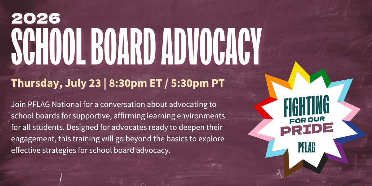 2026 School Board Advocacy, Thursday July 23 at 8:30pm ET/ 5:30pm PT