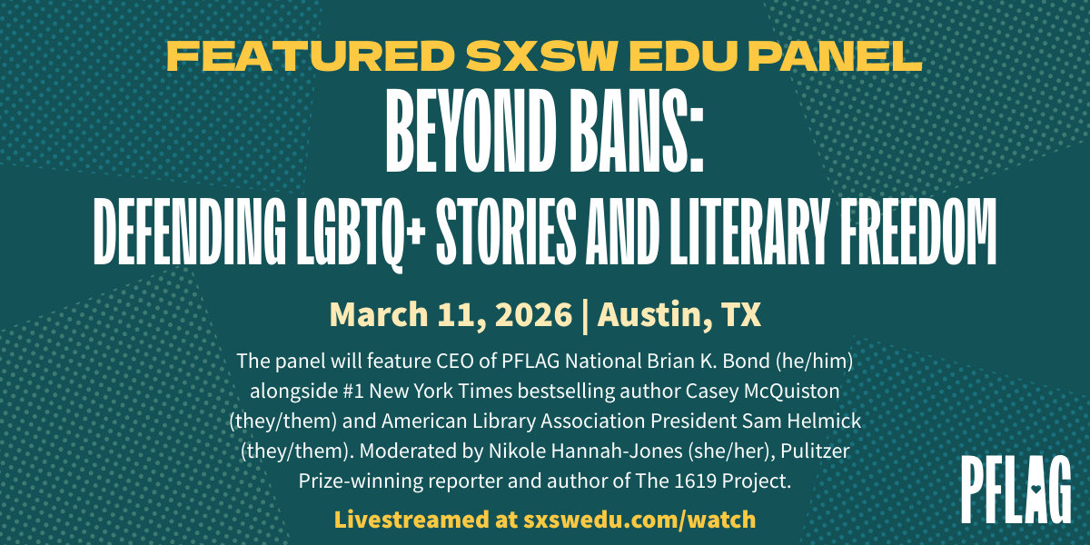 Featured SXSW EDU Panel: Beyond Bans. Text on graphic in text box below.